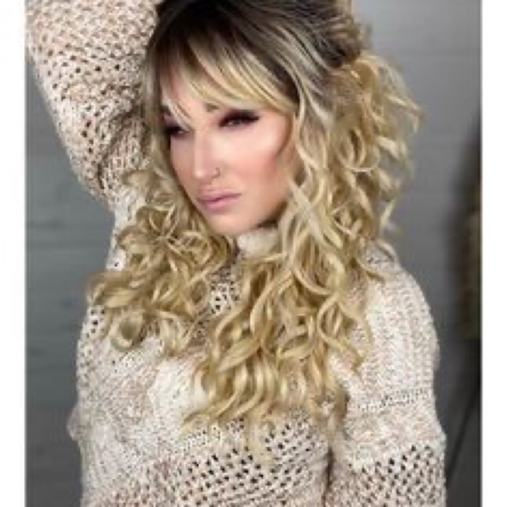 Lace front wig